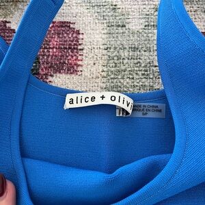 Alice + Olivia Vibrant Blue Top